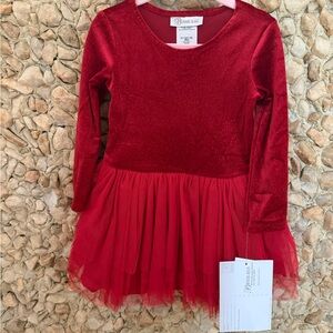 Bonnie Jean Vibrant Red Dress